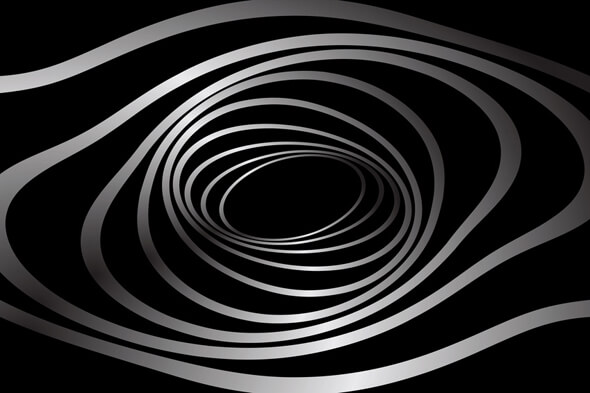 Illusion of vortex movement.